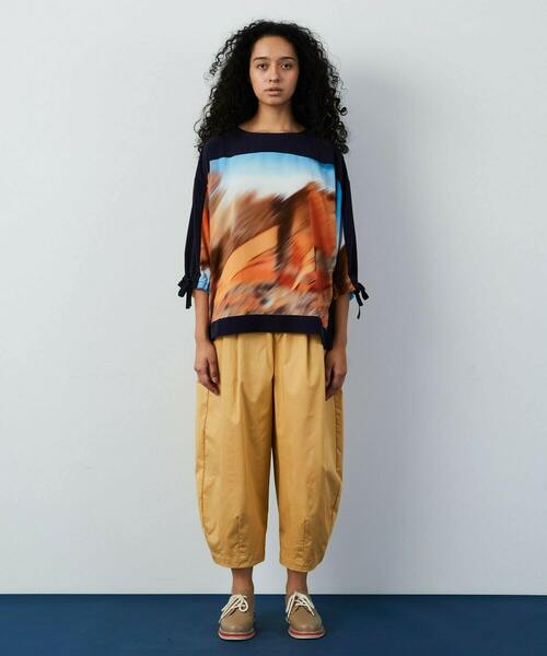 FRAPBOIS（フラボア）の「カヴァチノ グルカパンツ（その他パンツ・レディース・ネイビー/ベージュ・2/1）」の21枚目の写真