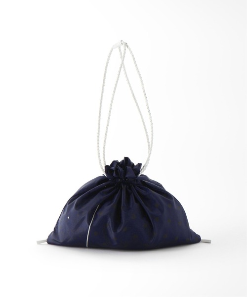 manipuri(マニプリ)の「別注【MANIPURI/マニプリ】キンチャクBAG SPECIAL:バッグ(ショルダーバッグ・レディース・ネイビー・FREE)」の4枚目の写真