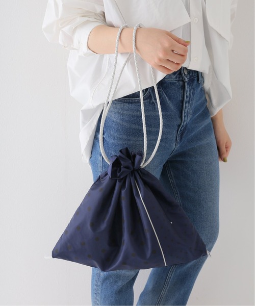 manipuri(マニプリ)の「別注【MANIPURI/マニプリ】キンチャクBAG SPECIAL:バッグ(ショルダーバッグ・レディース・ネイビー・FREE)」の3枚目の写真