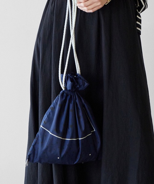 manipuri(マニプリ)の「別注【MANIPURI/マニプリ】キンチャクBAG SPECIAL:バッグ(ショルダーバッグ・レディース・ネイビー・FREE)」の14枚目の写真