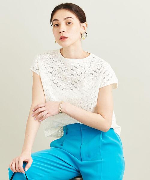BEAUTY&amp;YOUTH UNITED ARROWS - kaene＊レースブラウス H＞リバーレース ブラウス