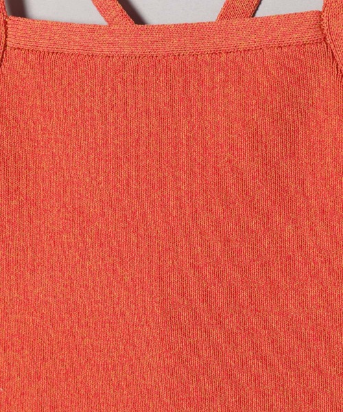 JEANASIS（ジーナシス）の「12Gレーヨンナイロンアメスリキャミ/277878（キャミソール・レディース・ホワイト/オレンジ/ブラック・FREE）」の4枚目の写真