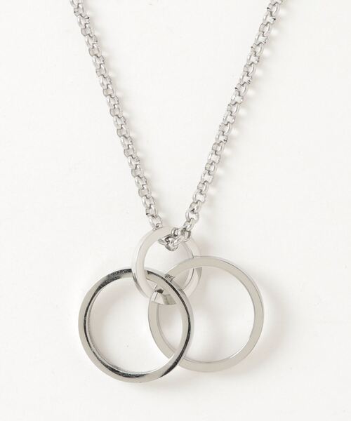 FUNALIVE（ファンアライブ）の「BF2 select リング ペンダント チェーン ネックレス 韓国ファッション（ネックレス・メンズ・シルバー/シルバー系その他/シルバー系その他2/シルバー系その他3/シルバー系その他4/シルバー系その他6/シルバー系その他5/シルバー系7/シルバー系8/シルバー系9/シルバー系1/シルバー系2/シルバー系3/シルバー系4/シルバー系5/シルバー系6/シルバー系/シルバー系その他7/A・FREE/F）」の3枚目の写真