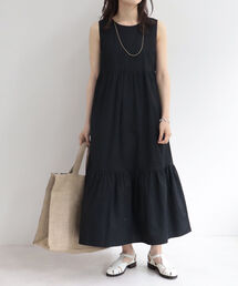 fredy emue | ピンタックノースリーブワンピース(ワンピース)