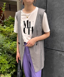 feepur | Vネックジレベスト(ベスト)