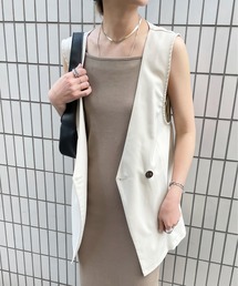 feepur | Vネックジレベスト(ベスト)