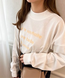 モックネックロゴロンT【ZOZOTOWN限定アイテム】