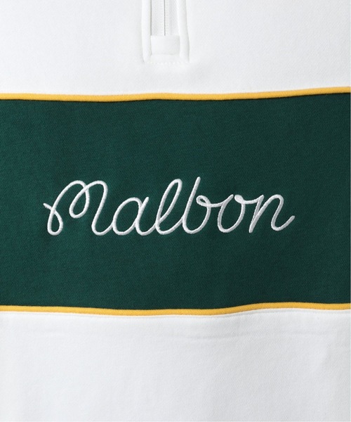 セール】【MALBON GOLF／マルボン ゴルフ】1/4ZIP COLLEGEATE