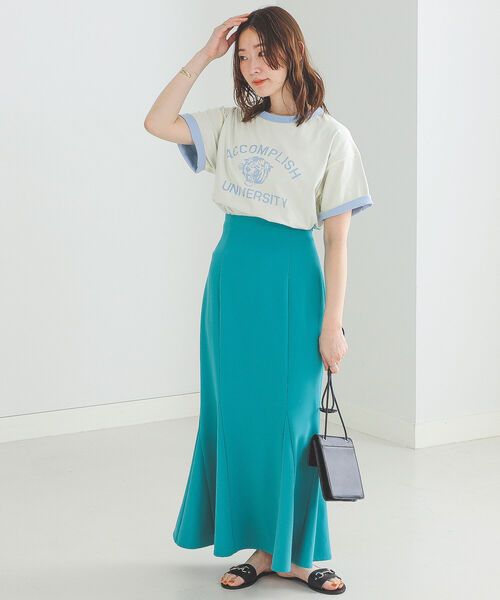 BEAMS HEART（ビームスハート）の「BEAMS HEART / リバーシブル プリントTシャツ（Tシャツ/カットソー・レディース・ネイビー/カーキ/ホワイト系その他5・FREE）」の6枚目の写真