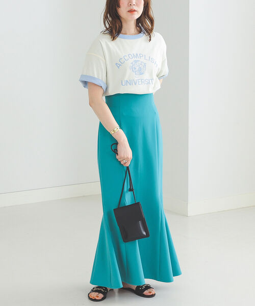 BEAMS HEART（ビームスハート）の「BEAMS HEART / リバーシブル プリントTシャツ（Tシャツ/カットソー・レディース・ネイビー/カーキ/ホワイト系その他5・FREE）」の7枚目の写真