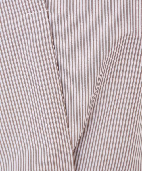 abahouse mavie（アバハウスマヴィ）の「後ボタンフレンチスリーブシャツ（シャツ/ブラウス・レディース・ストライプ/ホワイト/ベージュ系その他/オフホワイト/イエロー/グリーン/ダークオレンジ・フリー）」の8枚目の写真