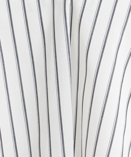 abahouse mavie（アバハウスマヴィ）の「後ボタンフレンチスリーブシャツ（シャツ/ブラウス・レディース・ストライプ/ホワイト/ベージュ系その他/オフホワイト/イエロー/グリーン/ダークオレンジ・フリー）」の13枚目の写真