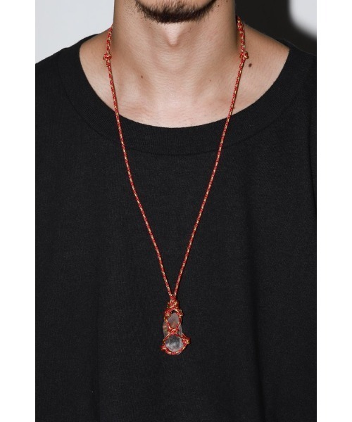 乱痴気（ランチキ）の「【SiO2】"snake" rope（ネックレス・メンズ・グレー/レッド/イエロー・FREE）」の12枚目の写真