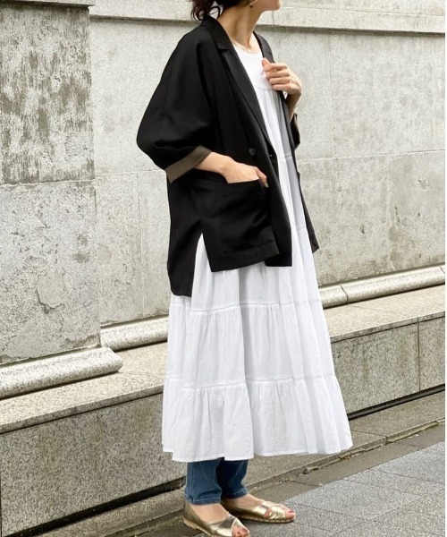 BEARDSLEY（ビアズリー）の「《LIVETART》シアードルマンジャケット（テーラードジャケット・レディース・ブラック・FREE）」の20枚目の写真