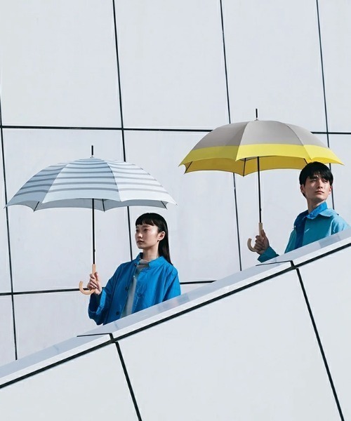 because(ビコーズ)の「【because】リペット 無地 バイカラー U-DAY 晴雨兼用/日傘/長傘/ビコーズ/ユーデイ/D-636328/D-636210(長傘・レディース・ブラック/グレー/サックスブルー/ネイビー/パープル/ライトグレー・FREE)」の14枚目の写真