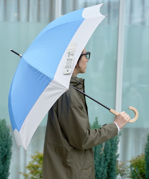 because(ビコーズ)の「【because】リペット 無地 バイカラー U-DAY 晴雨兼用/日傘/長傘/ビコーズ/ユーデイ/D-636328/D-636210(長傘・レディース・ブラック/グレー/サックスブルー/ネイビー/パープル/ライトグレー・FREE)」の21枚目の写真