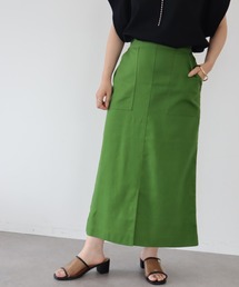 Green　Parks | ベルギーリネン混 タイトスカート(スカート)