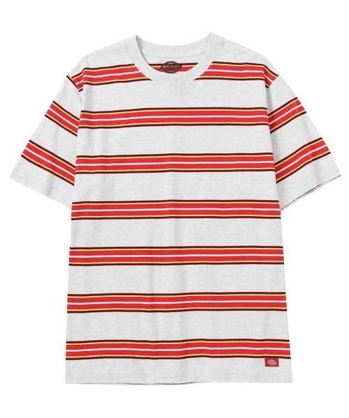 Dickies(ディッキーズ)の「Dickies ディッキーズ マルチボーダー半袖Tシャツ(Tシャツ/カットソー・メンズ・ブラック/レッド/ブルー/グリーン・M/L/XL)」の4枚目の写真