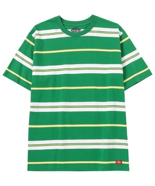 Dickies(ディッキーズ)の「Dickies ディッキーズ マルチボーダー半袖Tシャツ(Tシャツ/カットソー・メンズ・ブラック/レッド/ブルー/グリーン・M/L/XL)」の2枚目の写真