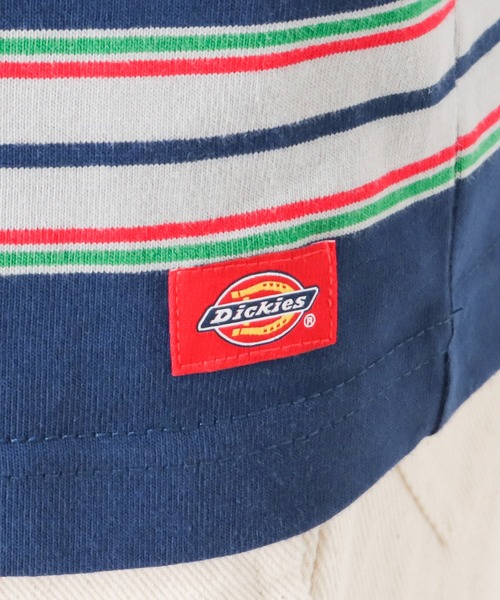 Dickies(ディッキーズ)の「Dickies ディッキーズ マルチボーダー半袖Tシャツ(Tシャツ/カットソー・メンズ・ブラック/レッド/ブルー/グリーン・M/L/XL)」の11枚目の写真