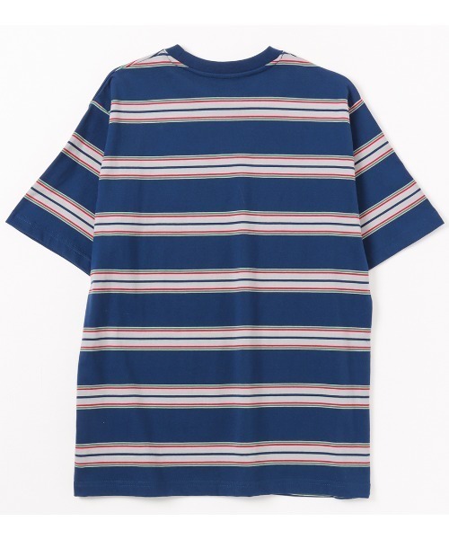 Dickies(ディッキーズ)の「Dickies ディッキーズ マルチボーダー半袖Tシャツ(Tシャツ/カットソー・メンズ・ブラック/レッド/ブルー/グリーン・M/L/XL)」の12枚目の写真