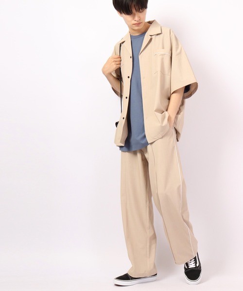 Revo.(レボ)の「Revo. ジャージライク パイピング イージーパンツ(その他パンツ・メンズ・カーキ/ベージュ・1/2)」の17枚目の写真