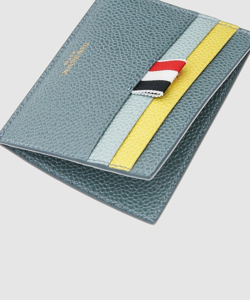 THOM BROWNE（トムブラウン）の「SINGLE CARD HOLDER W/ NOTE COMPARTMENT FUNMIX IN