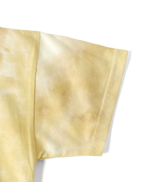 GLAZOS（グラソス）の「天竺・ドロップショルダータイダイバックプリント半袖Tシャツ（Tシャツ/カットソー・キッズ・グリーン/ブルー/オレンジ・130cm/140cm/150cm/160cm/170cm）」の18枚目の写真