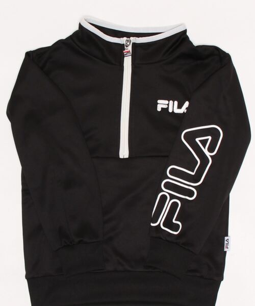 FILA(フィラ)の「FILA/フィラ キッズ スタンド衿ハーフジップ(その他トップス・キッズ・イエロー/ブラック・130/140/150/160)」の4枚目の写真