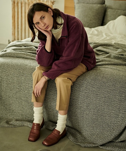 kha:ki（カーキ）の「「KHA:KI / カーキ」FLEECE WIDE P/O（その他トップス・レディース・アッシュ/ブルーグリーン/パープル/カーキ・1/2）」の10枚目の写真