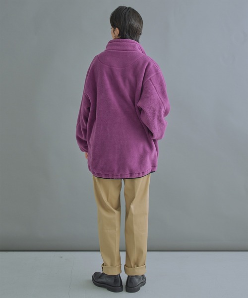 kha:ki（カーキ）の「「KHA:KI / カーキ」FLEECE WIDE P/O（その他トップス・レディース・アッシュ/ブルーグリーン/パープル/カーキ・1/2）」の19枚目の写真