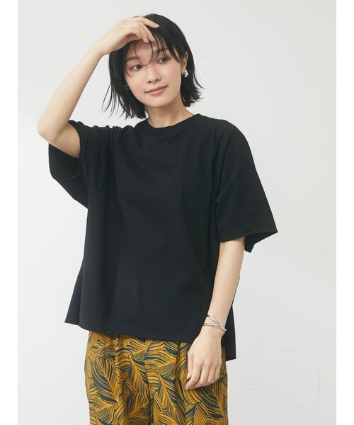 RAY CASSIN FAVORI（レイカズンフェバリ）の「・RAY CASSIN カットオフウラケプルオーバー（Tシャツ/カットソー・レディース・ブラック/ピンク/グリーン/グリーン系その他3・FREE）」の5枚目の写真