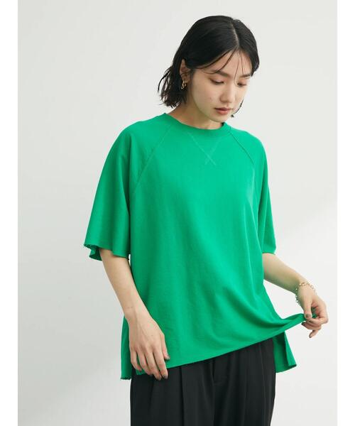 RAY CASSIN FAVORI（レイカズンフェバリ）の「・RAY CASSIN カットオフウラケプルオーバー（Tシャツ/カットソー・レディース・ブラック/ピンク/グリーン/グリーン系その他3・FREE）」の8枚目の写真