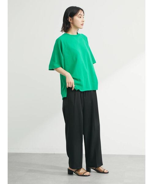 RAY CASSIN FAVORI（レイカズンフェバリ）の「・RAY CASSIN カットオフウラケプルオーバー（Tシャツ/カットソー・レディース・ブラック/ピンク/グリーン/グリーン系その他3・FREE）」の18枚目の写真