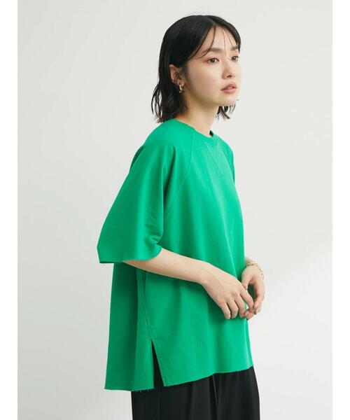 RAY CASSIN FAVORI（レイカズンフェバリ）の「・RAY CASSIN カットオフウラケプルオーバー（Tシャツ/カットソー・レディース・ブラック/ピンク/グリーン/グリーン系その他3・FREE）」の20枚目の写真