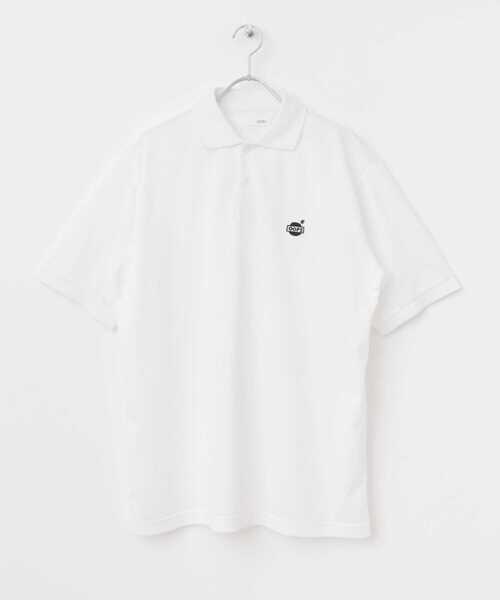 URBAN RESEARCH Sonny Label（アーバンリサーチサニーレーベル）の「OOPS　クールマックス鹿の子ポロシャツ（ポロシャツ・メンズ・ホワイト/ブラック/ピンク/ブルー・MEDIUM/LARGE）」の2枚目の写真