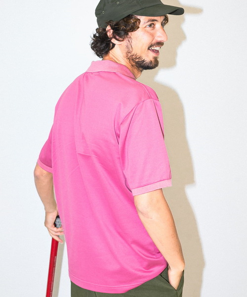 URBAN RESEARCH Sonny Label（アーバンリサーチサニーレーベル）の「OOPS　クールマックス鹿の子ポロシャツ（ポロシャツ・メンズ・ホワイト/ブラック/ピンク/ブルー・MEDIUM/LARGE）」の16枚目の写真