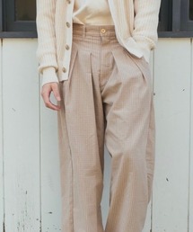 チェックパンツ（L）