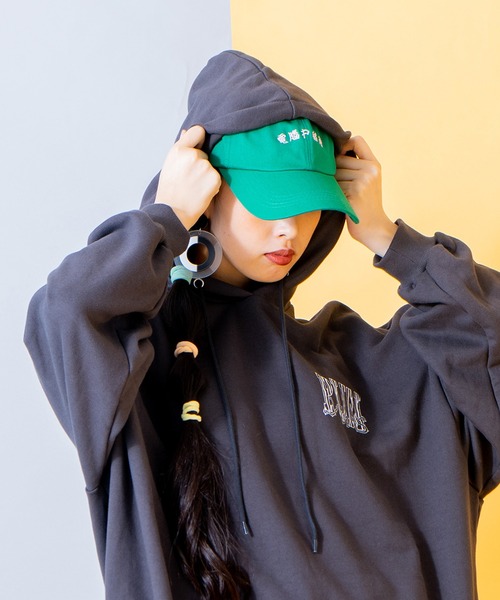 PUNYUS（プニュズ）の「電脳キャップ（キャップ・レディース・ブラック/ベージュ/グリーン・FREE）」の9枚目の写真
