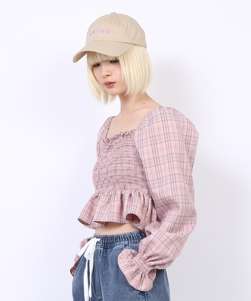 PUNYUS（プニュズ）の「電脳キャップ（キャップ・レディース・ブラック/ベージュ/グリーン・FREE）」の13枚目の写真