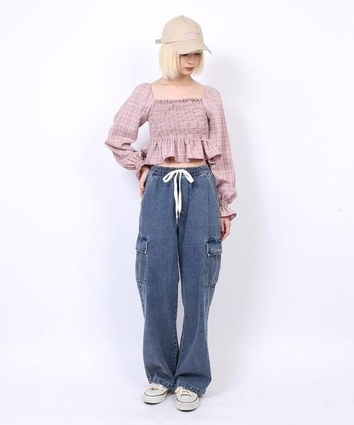 PUNYUS（プニュズ）の「電脳キャップ（キャップ・レディース・ブラック/ベージュ/グリーン・FREE）」の14枚目の写真