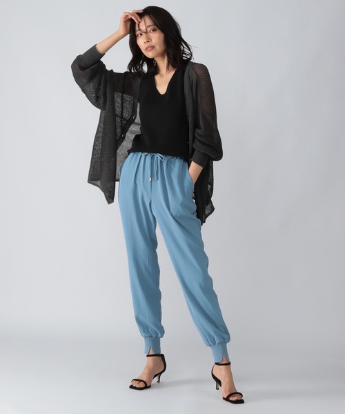 BARNYARDSTORM（バンヤードストーム）の「BARNYARDSTORM / 2WAYライトカーデ（カーディガン/ボレロ・レディース・ブラウン/オフホワイト/チャコール・FREE）」の11枚目の写真