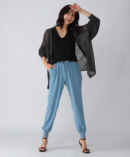 BARNYARDSTORM（バンヤードストーム）の「BARNYARDSTORM / 2WAYライトカーデ（カーディガン/ボレロ・レディース・ブラウン/オフホワイト/チャコール・FREE）」の18枚目の写真