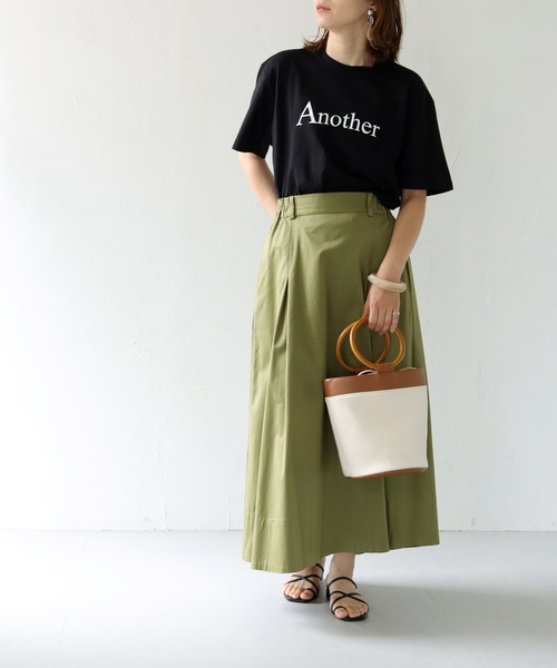 HER CLOSET(ハークローゼット)の「【shemoshelly】WEB限定 5.6オンスAnotherロゴTシャツ(Tシャツ/カットソー・レディース・オフホワイト/ブラック/ネイビー・S/M/L)」の15枚目の写真