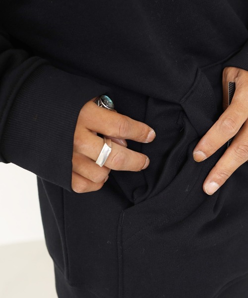 Dickies（ディッキーズ）の「Dickies / ディッキーズ MIDWEIGHT PULLOVER FLEECE HOODIE RELAXED 裏起毛 プルオーバー スウェットパーカー（パーカー・メンズ・ブラック/ネイビー/グレー・MEDIUM/LARGE/X-LARGE）」の16枚目の写真