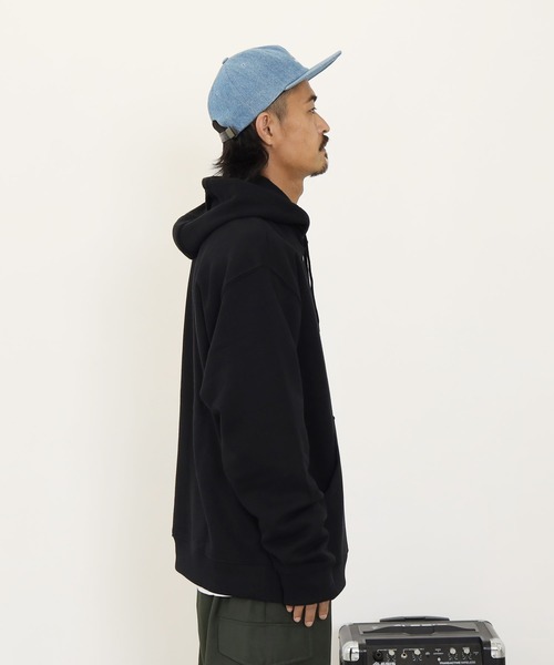Dickies（ディッキーズ）の「Dickies / ディッキーズ MIDWEIGHT PULLOVER FLEECE HOODIE RELAXED 裏起毛 プルオーバー スウェットパーカー（パーカー・メンズ・ブラック/ネイビー/グレー・MEDIUM/LARGE/X-LARGE）」の19枚目の写真
