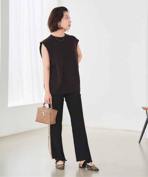 AULENTTI（オウレンティ）の「AULENTTI キルティングバニティショルダー（ショルダーバッグ・レディース・ブラック/ベージュ・FREE）」の13枚目の写真