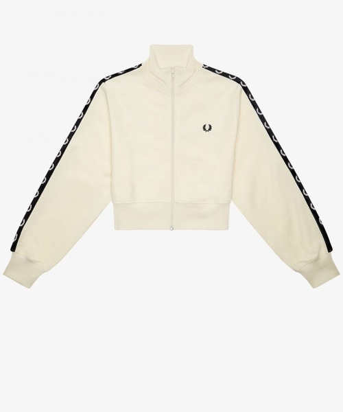 フレッドペリー ホワイト ジップアップジャージ フレッドペリー