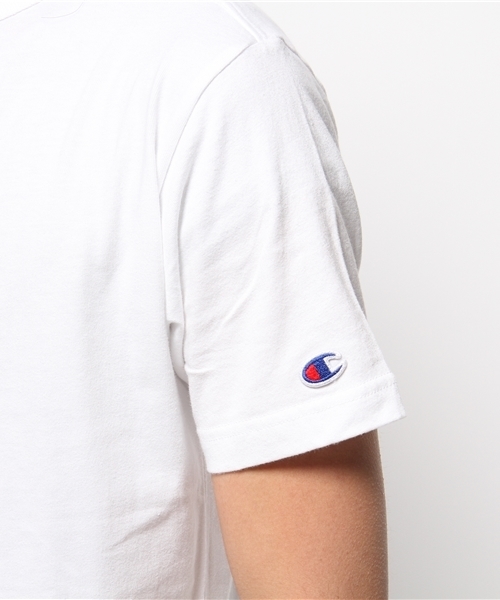 Champion（チャンピオン）の「WEGO/Champion刺繍Tシャツ（Tシャツ/カットソー・メンズ・ホワイト/杢グレー/ネイビー・MEDIUM/LARGE）」の10枚目の写真