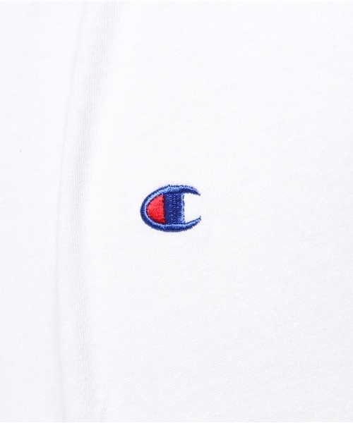 Champion（チャンピオン）の「WEGO/Champion刺繍Tシャツ（Tシャツ/カットソー・メンズ・ホワイト/杢グレー/ネイビー・MEDIUM/LARGE）」の11枚目の写真